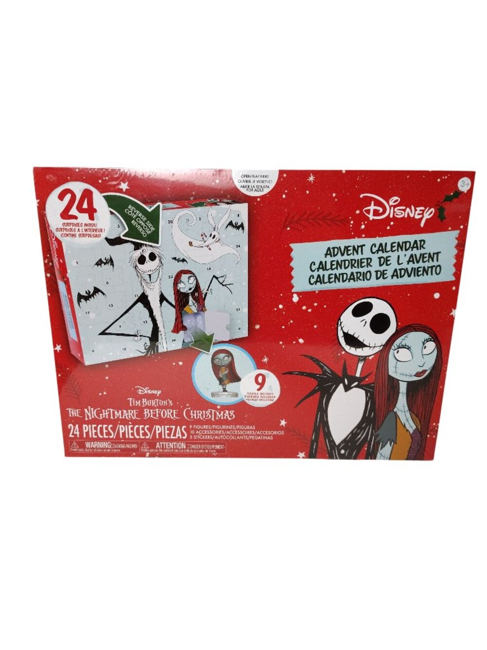 Disney The Nightmare Before Christmas Advent Calendar With 24 Surprise Pieces